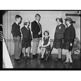 Students model proposed school uniforms