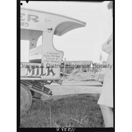 Youth killed as car, milk cart crash