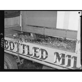 Youth killed as car, milk cart crash