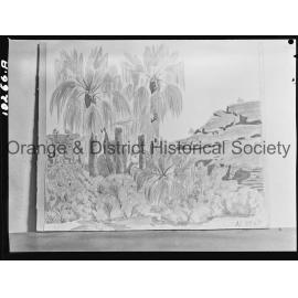 Copy, painting of Palm Valley