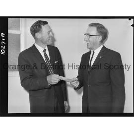 Presentation of cheque  for Air Show