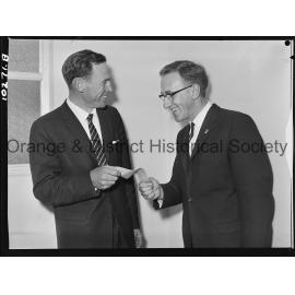 Presentation of cheque for Air Show