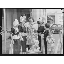 Visitors to the Black Tulip Farm