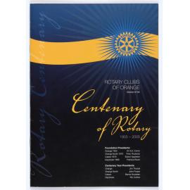 Rotary Clubs of Orange District 9700 Centenary of Rotary 1905-2005
