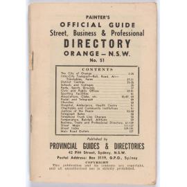 Painter's Official Guide - Orange, NSW