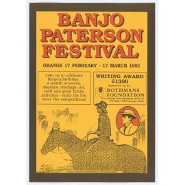 Banjo Paterson Festival 1991 Poster