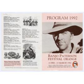 Banjo Paterson Festival 15 February - 15 March 1992 Program