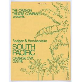 The Orange Theatre Company presents Rodgers & Hammerstein's South Pacific. Orange Civic Centre
