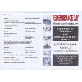 Remembrance Day 2004