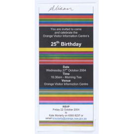 Orange Visitor Information Centre's 25th Birthday