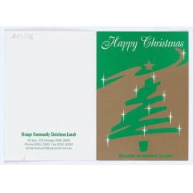 Invitation to Christmas Lunch. 12pm, Christmas Day.