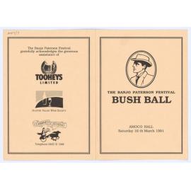 Banjo Paterson Festival Bush Ball Menu