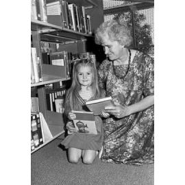 First person to borrow from new regional library