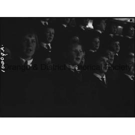 School choir dress rehearsal