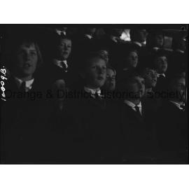 School choir dress rehearsal