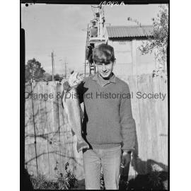 Peter Martin with trout