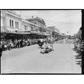 Cherry Blossom bed pushing race