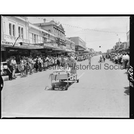 Cherry Blossom bed pushing race
