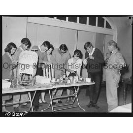 Preparations for the Bloomfield Hospital fete