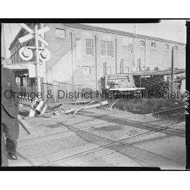 Railway level crossing accident