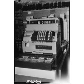 Cash register at Raffin's Top Shop