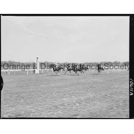 Orange race finishes