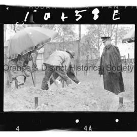 Exhumation at Orange Cemetery
