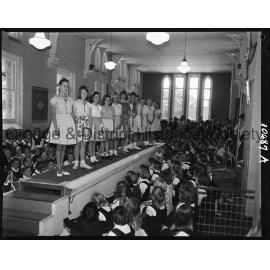 Mannequin parade at Orange Public School