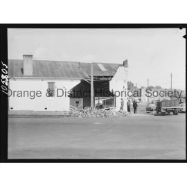 Truck accident at Five Ways intersection