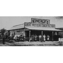  Michael Kinealy's Great Western Coachworks in 1899, where Bill Johnson completed his apprenticeship