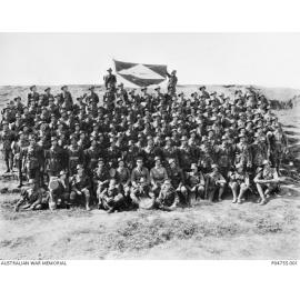 Group portrait of 15th Reinforcements, 20th Battalion at Liverpool Camp, NSW
