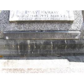 Charles William Murray commemorative plaque, Orange Cemetery