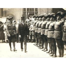 Claude Powter (left) in London in 1937 during the coronation of King George VI