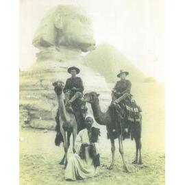 Arthur Thomas White (left) and Thomas Miles in Egypt