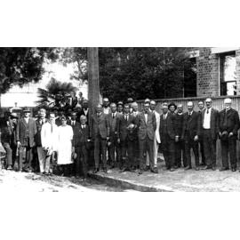 The first electricity pole erected on January 8 1923 on the corner of Byng and Anson Streets