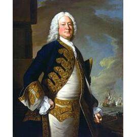 Portrait of Admiral John Byng by Thomas Hudson, 1749