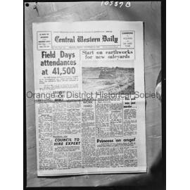 Copy front page CWD, 19 November 1965