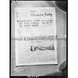 Copy front page CWD, 17 September 1965