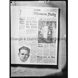 Copy front page CWD, 1 July 1965
