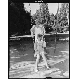 Children playing in Cook Park
