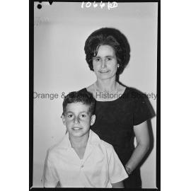 Passport photo Mrs S Callabianco and son