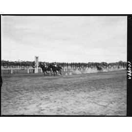 Orange race finishes