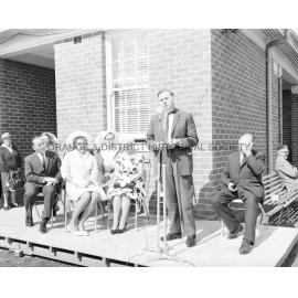 Official opening of the Nurses' Training School