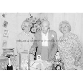 Mr and Mrs A E Whitehead Golden wedding anniversary