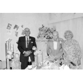 Mr and Mrs A E Whitehead Golden wedding anniversary
