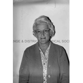 Passport photo Mrs W A Showell