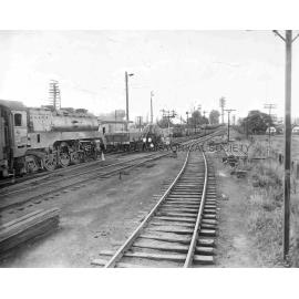 Train derailment at East Fork