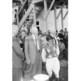 Orange Cup presentation to winning jockey