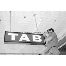 New TAB sign