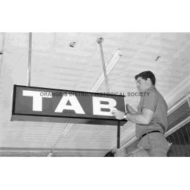 New TAB sign
